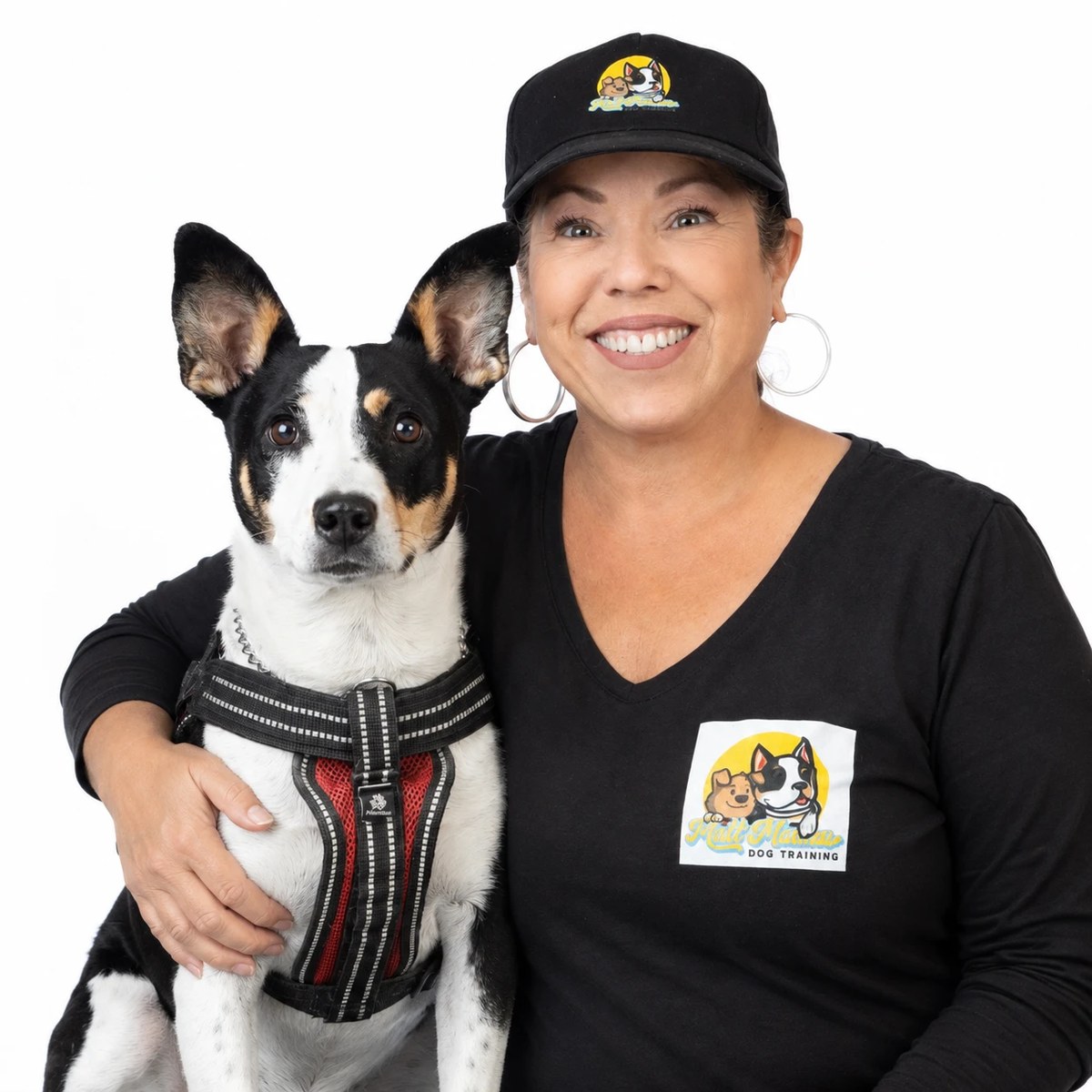 Yvette Warner with her dog Krona